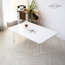 [허니센스] 국산 좌식 밥상 접이식 사각형 집들이상 교자상 큰상 잔치상 4인용 6인, 화이트펄