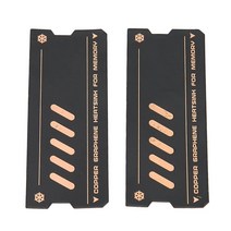 메모리 RAM 쿨러 2팩 쿨링 방열판 그래핀 고속 전도 PC 램 구리 방열판 DDR4 DDR5 노트북 메모리용, 2개