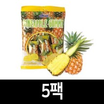 어른간식 파인애플 젤리 100g 약17개입 후르츠젤리, 어른간식 파인애플 젤리 100g(약