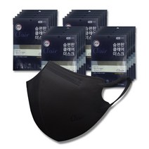 Clair 숨편한 클레어 마스크 S 사이즈 KF94, 10매입, 2개, 블랙