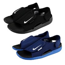 [국내정식매장] 나이키 아동 주니어 샌들 슬리퍼 선레이 어드저스트5 여성 캐주얼 스포츠 찍찍이 2종 택일