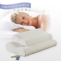 [프로텍트어베드][1+1]New알러씰 텐셀 메모리폼 베개커버(40x60), 단품