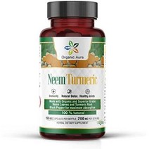 Organic Aura 터메릭 Neem Turmeric 150정