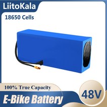 전기자전거배터리 충전기 LiitoKala 18650 48V 20AH 30ah 15ah 12ah 40ah 높은 전원 전기 자전거 배터리 리튬 30A BMS XT60 플러그