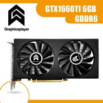 컴퓨터 그래픽 카드 rtx2060 gtx1050ti 4gb gtx1060 5gb gtx1660 super 6gb 192bit 6144mb ​​비디오 카드 vga for pc 게임, 6GB의 gtx1660