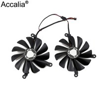 5700XT 95MM FDC10U12S9C 4 핀 RX 5700 XFX Radeon XT THICC II 울트라 그래픽 카드 용 GPU 냉각 팬, 한개옵션0