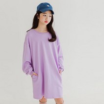 미니로이 나나 여아 주니어 초등학생 긴팔 맨투맨 롱 티셔츠