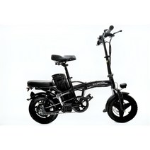 크로스 48V 400W 접이식 전기자전거, Black, K-Cross M23, 25Ah/1200Wh/pas60~100Km