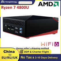 미니PC 데스크탑 고사양 저렴한 amd windows 11 ryzen 7 4800u 8 코어 16 스레드 2.5g lan ie3.0x4 ssd 게임용 컴퓨터 3x4k uhd, 라이젠 5 4500u 와이파이6, 영국, 16GB DDR4 1TB NVMe