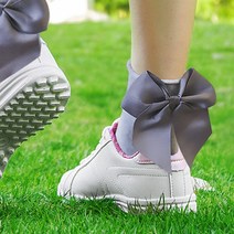 호쿠호니 리본양말 여자패션 컬러삭스 귀여운 여성 특이한 골프 반목, 화이트