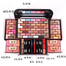 190색 블러셔 미스로즈 팔레트 피아노 펄 섀도우 정품 선물 무광택 케이스, 골드 다이아몬드 미로 화장품 상자 7002-379