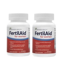 여성을 위한 FertilAid 여성을 위한 불임 보조제 및 Vitex가 함유된 천연 불임 비타민 여성 주기의 규칙성 및 배란 지원 메틸폴레이트가 함유된 종합 산전 종합 비타민, 2개월 공급