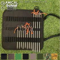 AMICAL Schlaf 아미칼 슈라프 캠핑 팩가방 단조팩 수납가방, 무료, 코듀라 카키