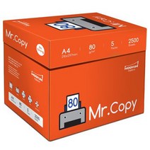 [KT알파쇼핑]미스터카피 A4 복사용지 A4용지 80g 2500매 1박스