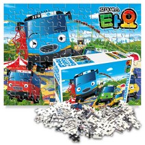 학산문화사 꼬마버스 타요 직소퍼즐 100pcs 놀이동산, 혼합, 100피스