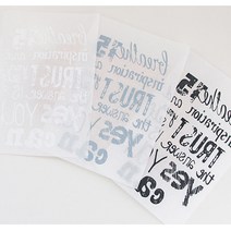 자투리 종이전사지 YOU CAN 1578 택1, 종이전사지 YOU CAN 1578블랙