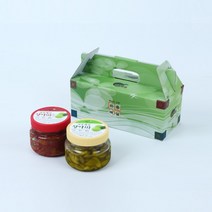 [선물세트] 하동매실 고추장장아찌500g+하동매실 절임피클 500g, 500g x 2병 선물세트