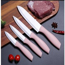 세라믹칼 정육칼 일본 독일 명품칼 중식칼 장미칼세라믹 과일 부엌 칼 3 4 5 6 인치 요리사 핑크 핸들 지르, 03 Pink_03 5인치