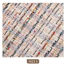 트위드 자켓 원피스 하객 패션양모 혼합 뜨개질 수제 의류 트위드 천 패브릭 고급 조끼 DIY 재료 미터 워