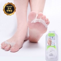 네오발미소 착용감이 부드럽고 말랑말랑한 무지외반증 발가락교정기, 외출용(좌우2개)
