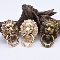 폰홀더 사자 휴대 전화 반지 브래킷 도금 레트로 회전, A형 GD24172