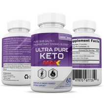 Justified Laboratories Ultra Pure Keto max X Burn 1200MG bhb 60정 고급 케톤 다이어트 체중감량 펫버너