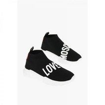 Moschino (N22) 모스키노 여성 스니커즈 Contrasting Embessed Logo RUNNING35 Sock Sneakers