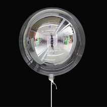 플라워미츄 투명 버블 풍선 PVC 데코 클리어 파티 8인치~36인치, 20인치(40~50), (풍선)