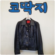 여01313 CHIFFONS정품 여성가죽자켓 천연양가죽 중고/구제 코딱지구제