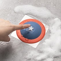 보람창고 방패망 실리콘 배수구 덮개 욕실 화장실 하수구 머리카락 거름망 마개, 블루, 1개