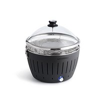 LotusGrill LotusGrill 로터스그릴 온도계가있는 표준 스테인리스 스틸 유리 후드 뚜껑 독일출고-538940, 단일옵션