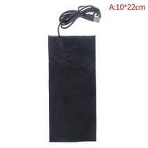 1/4 pcs 5 v 탄소 섬유 난방 패드 손 따뜻하게 usb 난방 필름 전기 겨울 적외선 발열 열 매트, A 1PCS_1