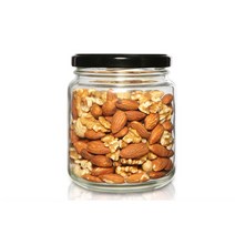 유리병 원형700ml(A) 89파이, 블랙, 1개