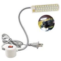 방폭등 LED 내압 산업용 휴대용 재봉틀 라이트 10/20/30LED 마그네틱 마운팅베이스 구즈넥 작업 램프 작업대 선반 드릴 프레스 포터블 미싱, 04 SMT 39leds, [02] 110V US Plug