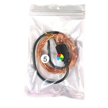 필템 LED 와이어전구, usb led와이어전구 4색