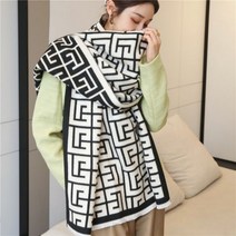 여성 캐시미어 스카프 머플러 목도리 고급 말 프린트 숄 두꺼운 따뜻한 겨울 담요 Foulard Stoles