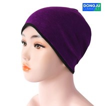 린넨혼방 양면 항암모자 두건 비니 저자극 맞춤 순면원단 국산