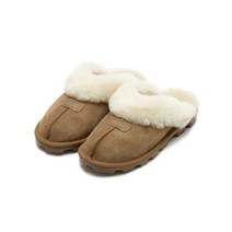 UGG 어그 여성 슬리퍼 퍼 카라 스웨이드 코케트 체스넛 5125CHE