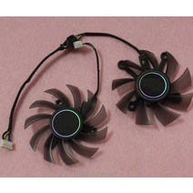 R184 FD7010H12S + FD8015U12S 75mm 비디오 카드 듀얼 쿨러 팬 교체 4 와이어 5 핀 ASUS GTX560 TI HD7850, 한개옵션0
