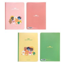 카카오프렌즈 PVC커버 먼슬리 플래너 다이어리 만년형, 핑크
