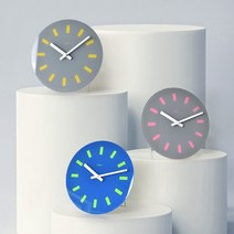 [천삼백케이] [디자인이언] 오브제 벽시계.악센트(3colors), 블루