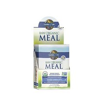 단백질 프로틴 Garden of Life Vegan Protein Powder - Raw Organic Meal Replacement Shakes Lightly Sweet Pea, Vanilla, (Pack of 10)