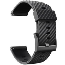 Suunto 순토 시계 호환 9 바로 24mm 스파르탄 우레탄 젤리 밴드 실리콘 러버 스트랩 루버 시계줄