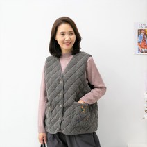 엄마옷마미소 5060엄마옷 양털조끼 스웨이드 털조끼 부드러운조끼 할머니옷 요양원조끼 뽀글이조끼 엄마조끼