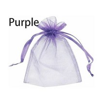 20/50/100PCS 포도 과일 보호 가방 정원 Drawstring 그물 메쉬 안티 조류 식물 나무 Organza, Purple_17x23cm(50pcs)
