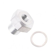 남성 M16x1.5 여성 18 NPT 높은 경도 연료 압력 어댑터 휴대용 부식 방지 센서, 01  Silver