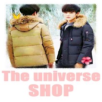 [더유니버스] 예쁘고 트렌디한 직장인패딩 점퍼 아우터 겨울 정장과 함께 후드퍼