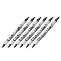 지그 칼리그래피 전용펜 ZIG-MS-3400, 010  PureBlack, 10개입