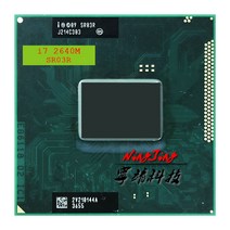 I7-8700K 인텔 코어 i72640M i7 SR03R 2.8 GHz 듀얼 쿼드 스레드 CPU 프로세서 4M 35W 소켓 G2 rPGA988B, 한개옵션0