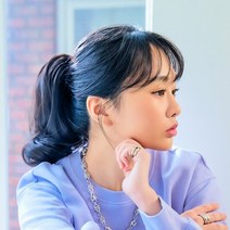 여성 숏기장 레이어드 세팅펌 웨이브 집게핀 포니테일 고열사 당고머리 부분 가발, 내츄럴블랙